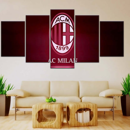 Soccer Wall Art - FB5029 - AC Milan - Soccer Poster - Soccer Canvas