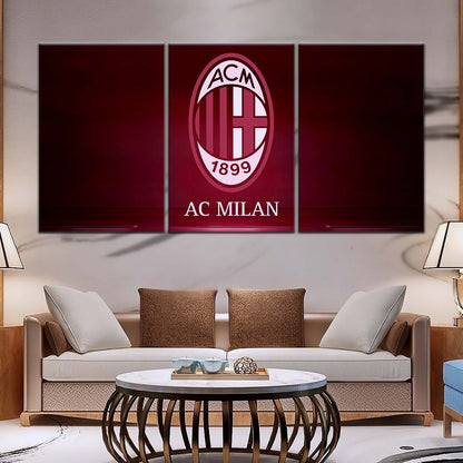 Soccer Wall Art - FB5029 - AC Milan - Soccer Poster - Soccer Canvas