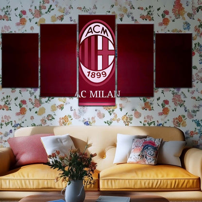 Soccer Wall Art - FB5029 - AC Milan - Soccer Poster - Soccer Canvas