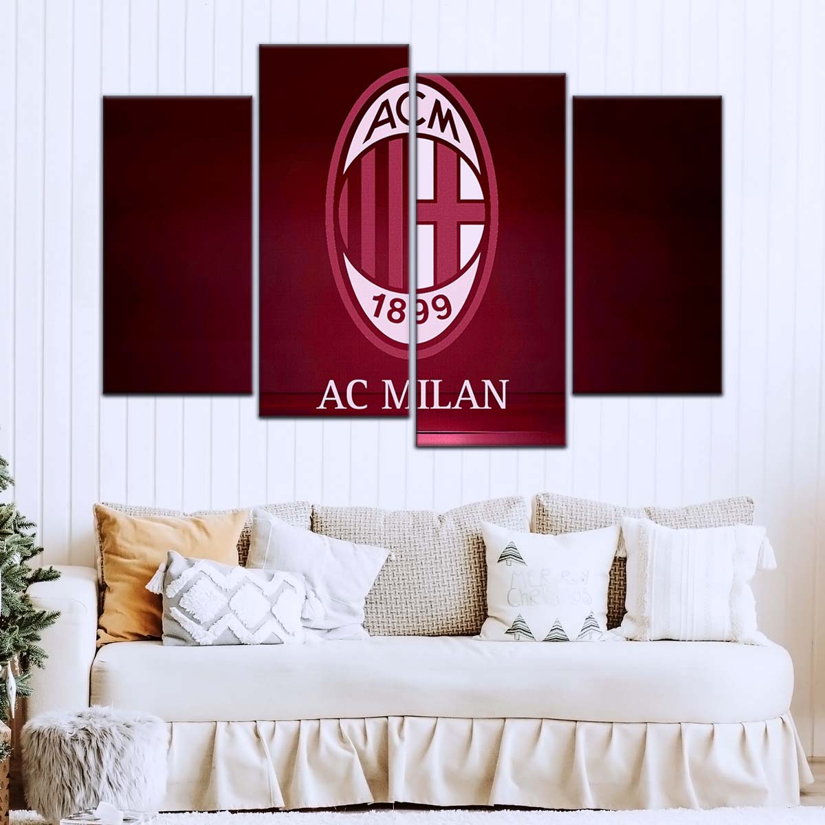 Soccer Wall Art - FB5029 - AC Milan - Soccer Poster - Soccer Canvas