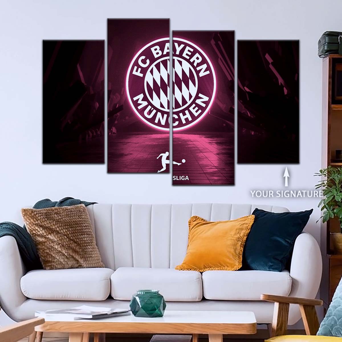 Soccer Wall Art - FB5030 - FC Bayern Munich - Soccer Poster - Soccer Canvas