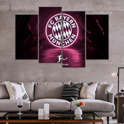 Soccer Wall Art - FB5030 - FC Bayern Munich - Soccer Poster - Soccer Canvas