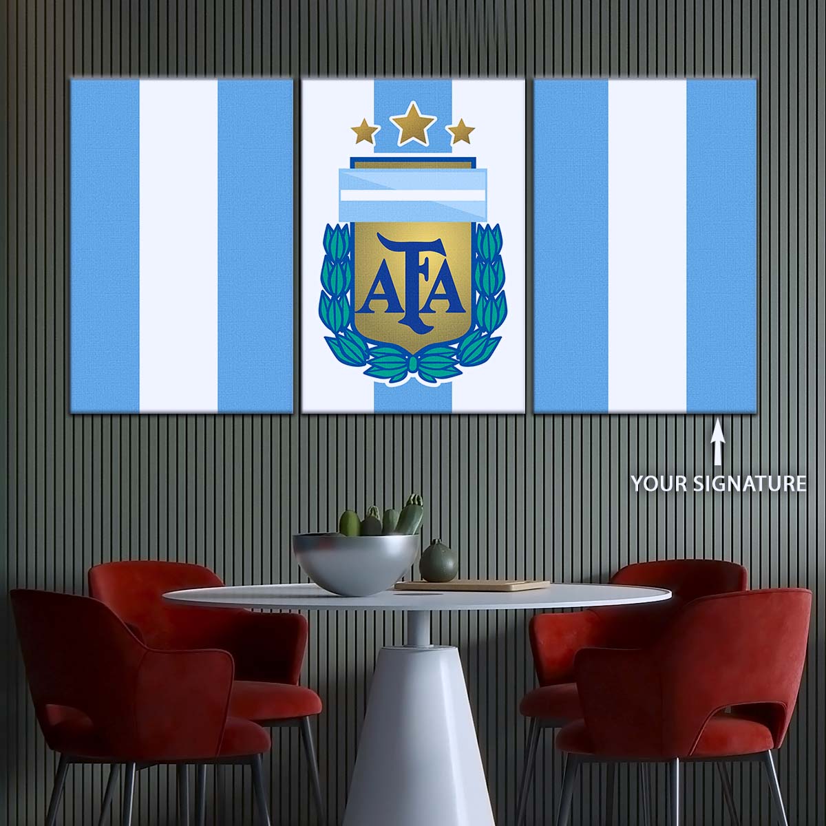 Soccer Canvas Wall Art - FB5037 - Argentina FC