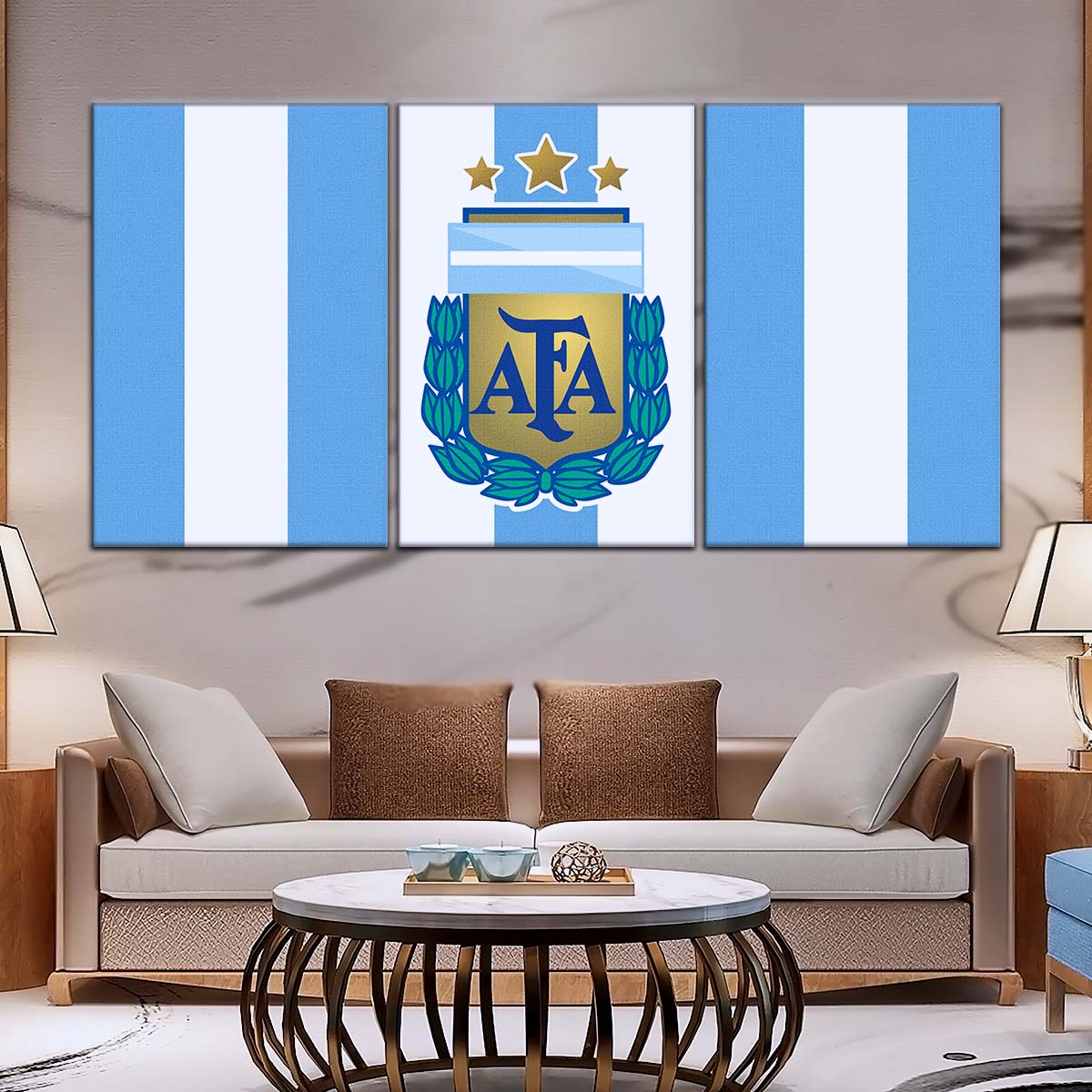 Soccer Wall Art - FB5037 - Argentina - National Football Team - Soccer Poster - Soccer Canvas