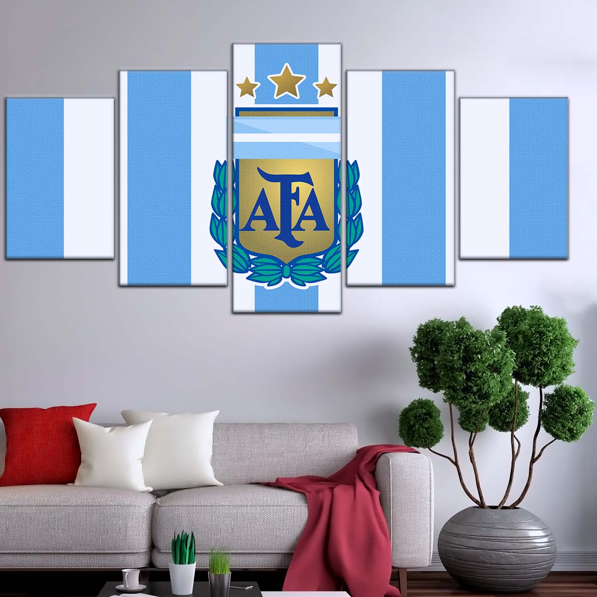 Soccer Wall Art - FB5037 - Argentina - National Football Team - Soccer Poster - Soccer Canvas