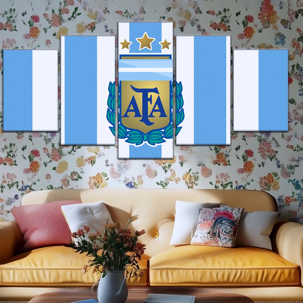 Soccer Wall Art - FB5037 - Argentina - National Football Team - Soccer Poster - Soccer Canvas