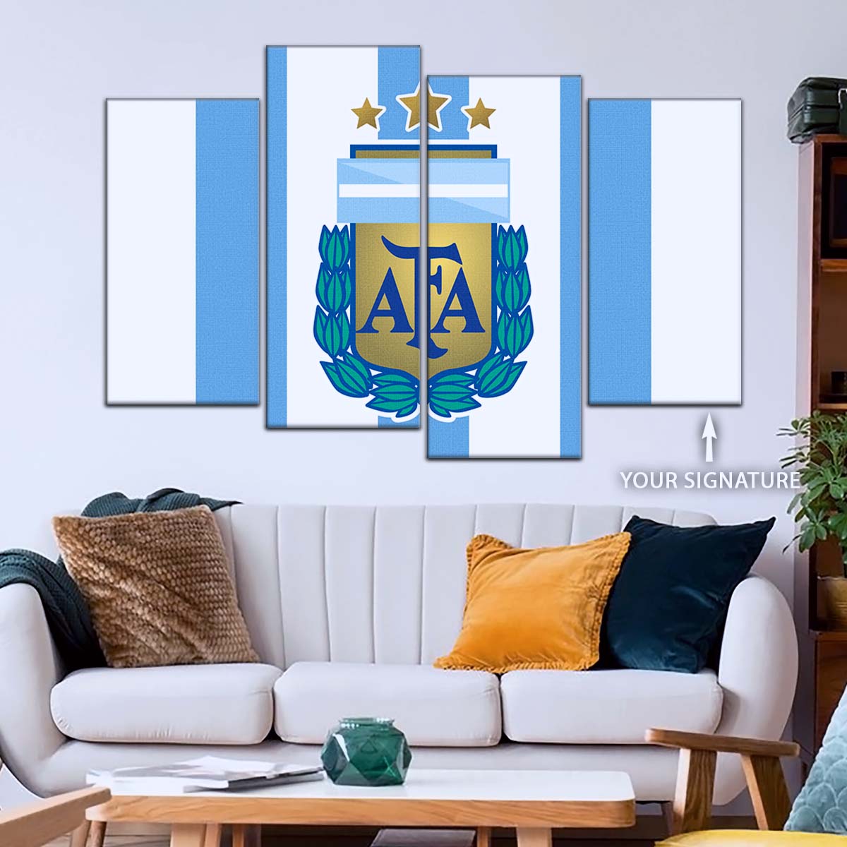 Soccer Wall Art - FB5037 - Argentina - National Football Team - Soccer Poster - Soccer Canvas