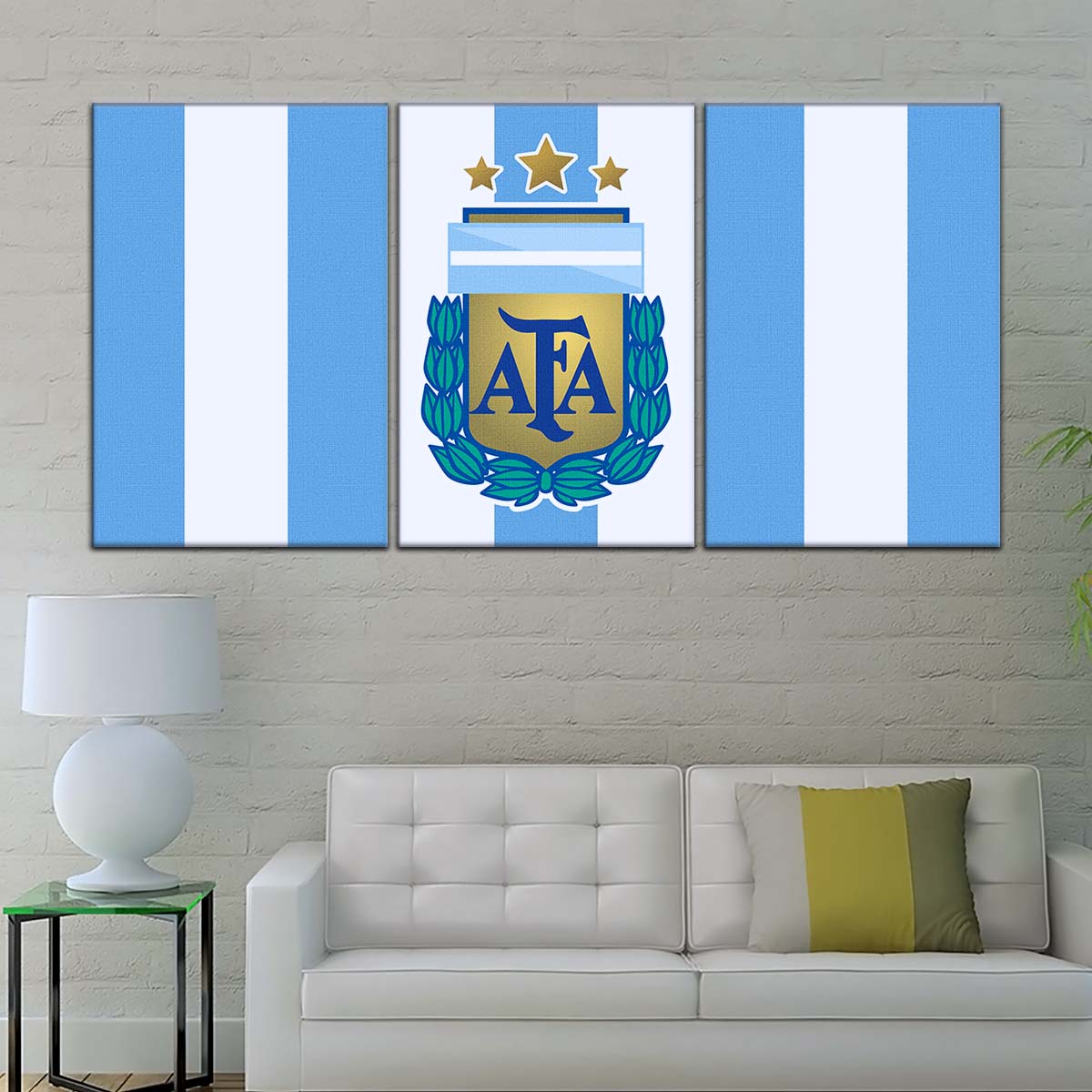 Soccer Canvas Wall Art - FB5037 - Argentina FC
