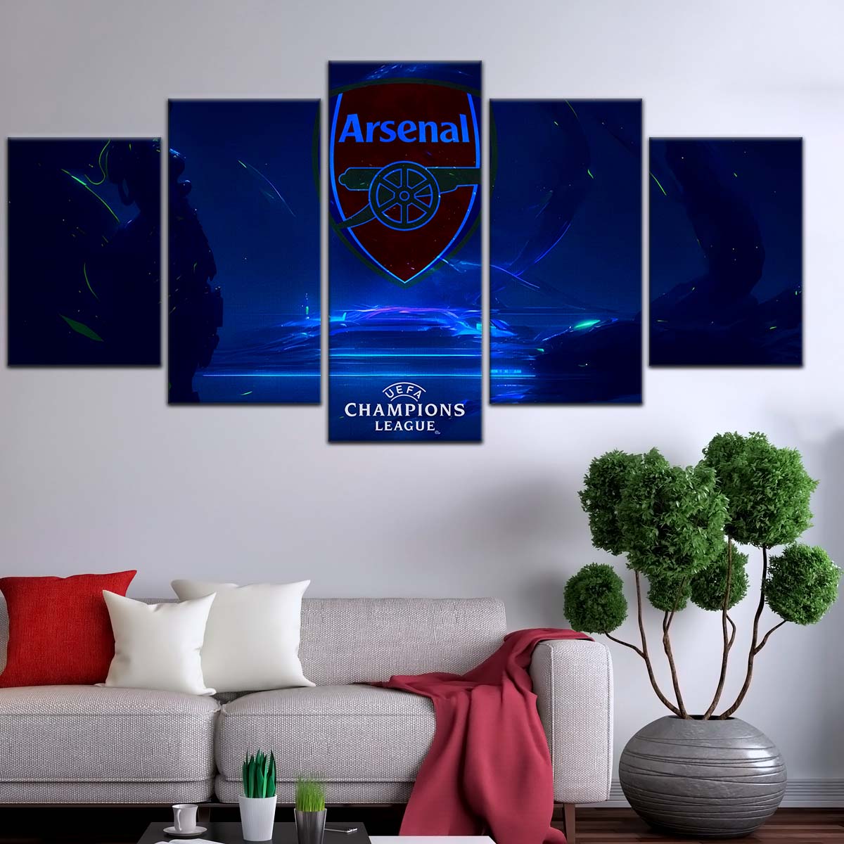 Soccer Wall Art - FB5046 - Champions League Arsenal FC - Soccer Poster - Soccer Canvas