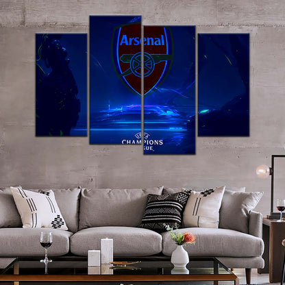 Soccer Wall Art - FB5046 - Champions League Arsenal FC - Soccer Poster - Soccer Canvas