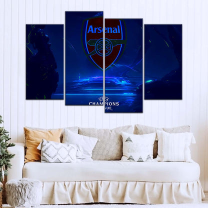 Soccer Wall Art - FB5046 - Champions League Arsenal FC - Soccer Poster - Soccer Canvas