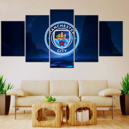 Soccer Wall Art - FB5047 - Manchester City - Soccer Poster - Soccer Canvas
