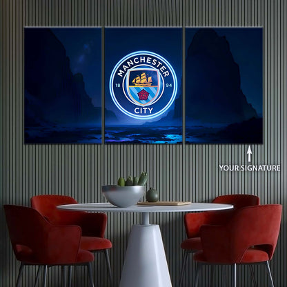 Soccer Wall Art - FB5047 - Manchester City - Soccer Poster - Soccer Canvas