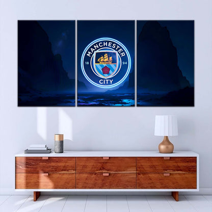 Soccer Wall Art - FB5047 - Manchester City - Soccer Poster - Soccer Canvas