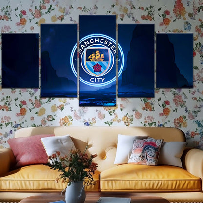 Soccer Wall Art - FB5047 - Manchester City - Soccer Poster - Soccer Canvas