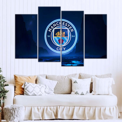 Soccer Wall Art - FB5047 - Manchester City - Soccer Poster - Soccer Canvas