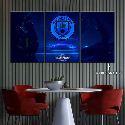 Soccer Wall Art - FB5048 - Manchester City FC - Soccer Poster - Soccer Canvas