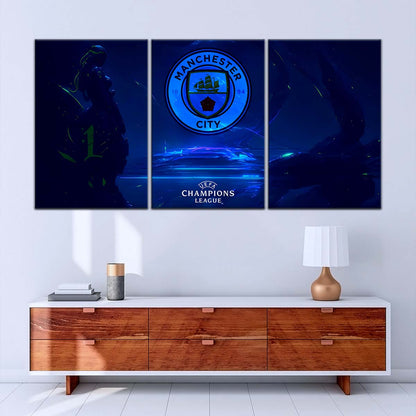 Soccer Wall Art - FB5048 - Manchester City FC - Soccer Poster - Soccer Canvas