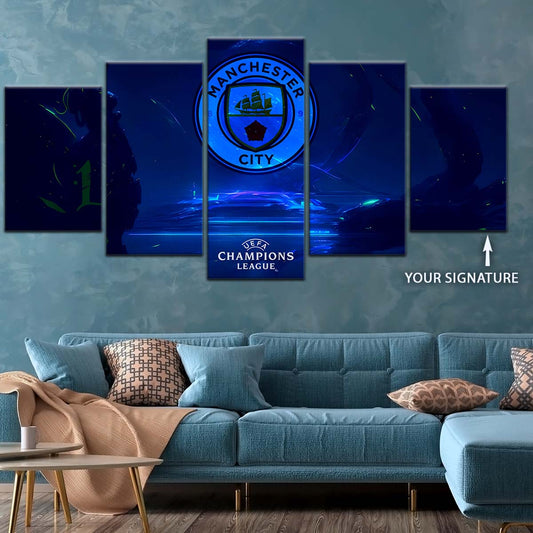 Soccer Wall Art - FB5048 - Manchester City FC - Soccer Poster - Soccer Canvas