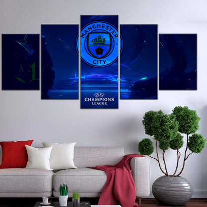 Soccer Wall Art - FB5048 - Manchester City FC - Soccer Poster - Soccer Canvas