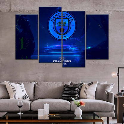 Soccer Wall Art - FB5048 - Manchester City FC - Soccer Poster - Soccer Canvas