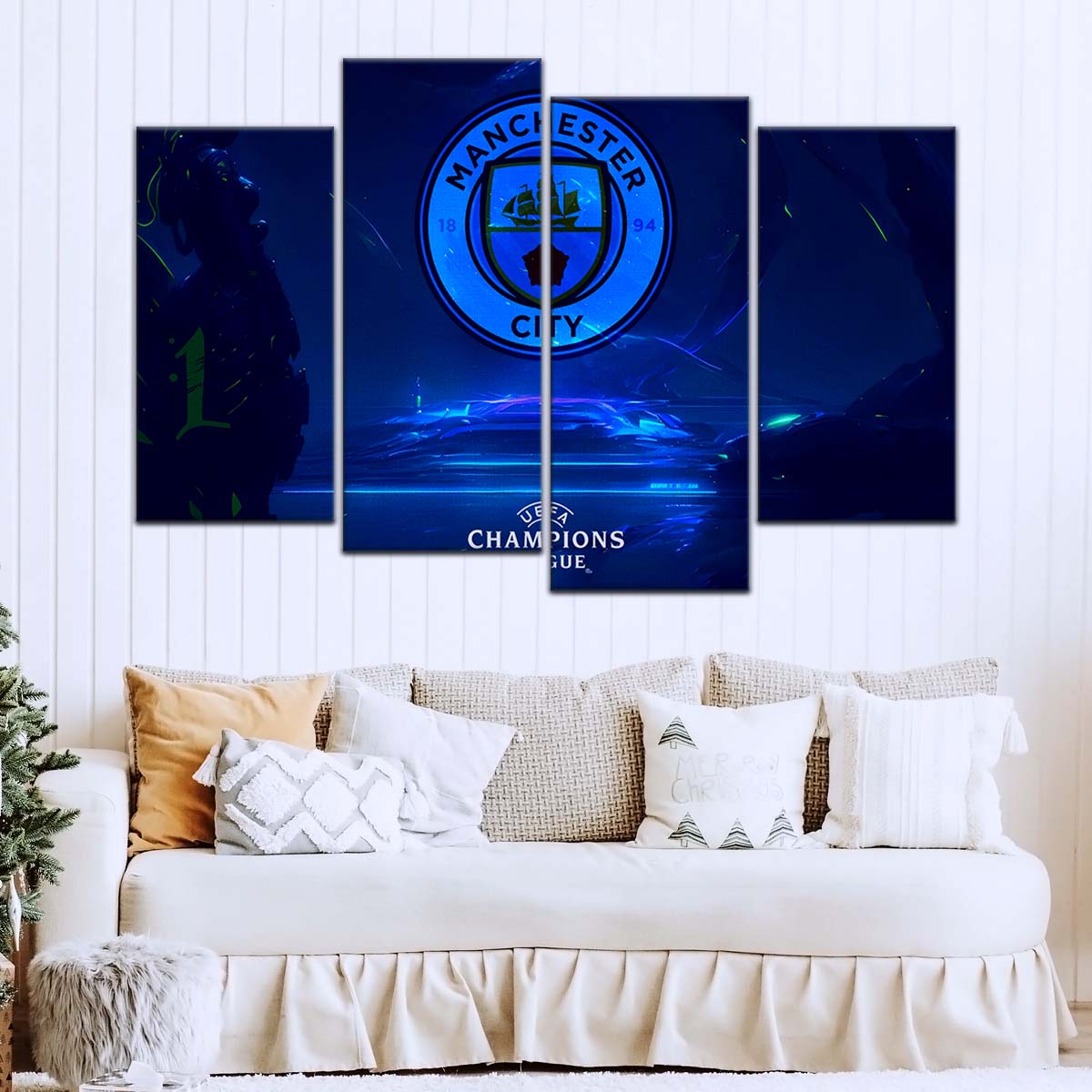 Soccer Wall Art - FB5048 - Manchester City FC - Soccer Poster - Soccer Canvas