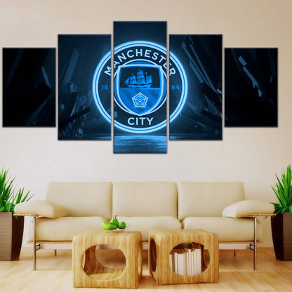Soccer Wall Art - FB5049 - Manchester City FC - Soccer Poster - Soccer Canvas