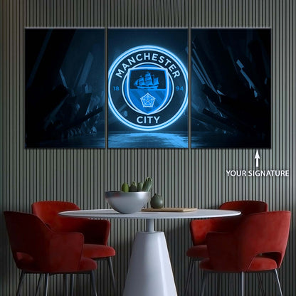 Soccer Canvas Wall Art - FB5049 - Manchester City FC