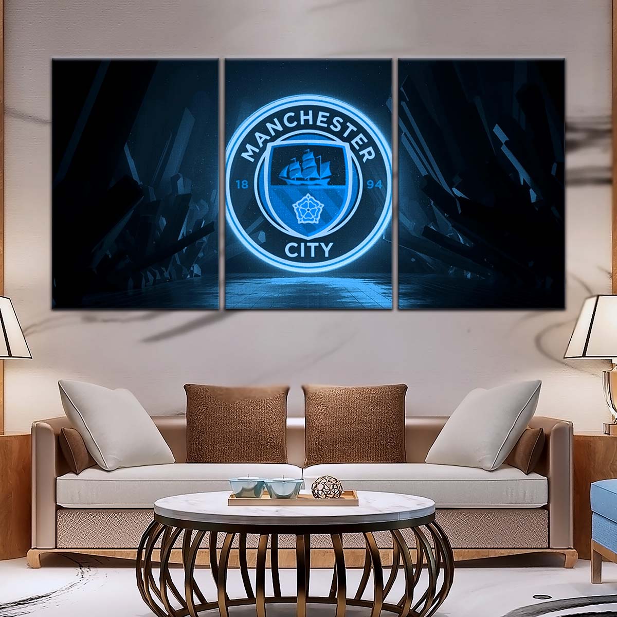 Soccer Wall Art - FB5049 - Manchester City FC - Soccer Poster - Soccer Canvas