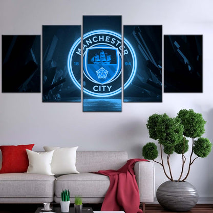 Soccer Wall Art - FB5049 - Manchester City FC - Soccer Poster - Soccer Canvas