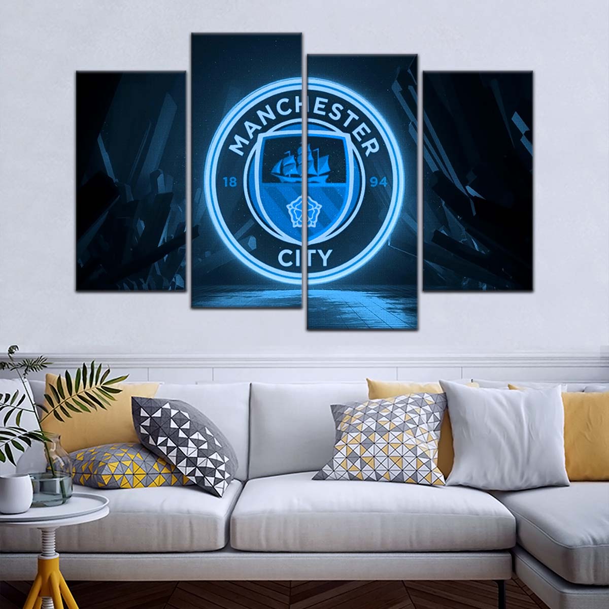 Soccer Wall Art - FB5049 - Manchester City FC - Soccer Poster - Soccer Canvas