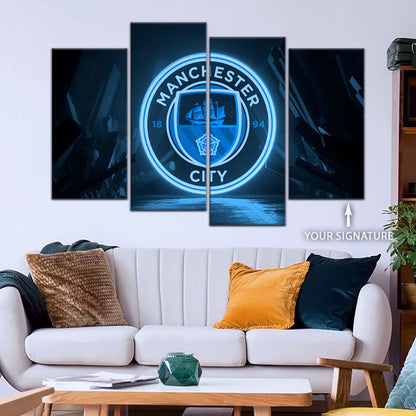 Soccer Wall Art - FB5049 - Manchester City FC - Soccer Poster - Soccer Canvas