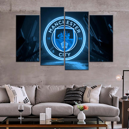 Soccer Canvas Wall Art - FB5049 - Manchester City FC