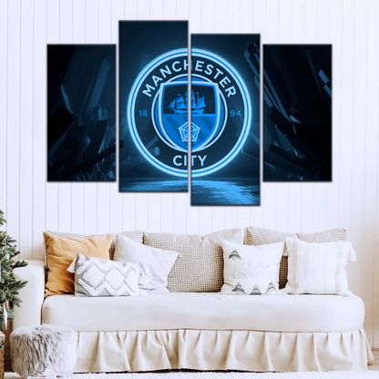 Soccer Canvas Wall Art - FB5049 - Manchester City FC