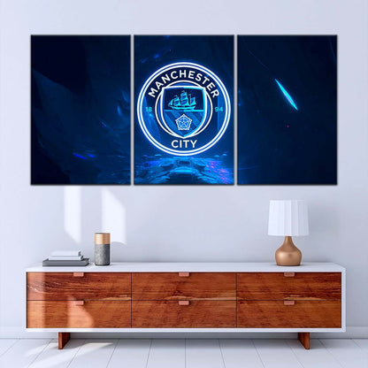 Soccer Wall Art - FB5050 - Ocean Manchester City FC - Soccer Poster - Soccer Canvas