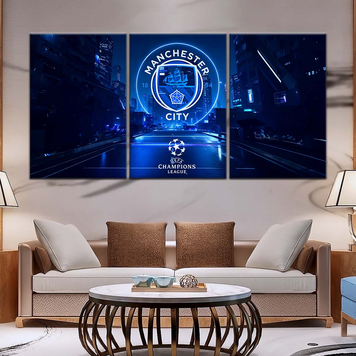 Soccer Wall Art - FB5051 - Winner Manchester City (2023) - Soccer Poster - Soccer Canvas