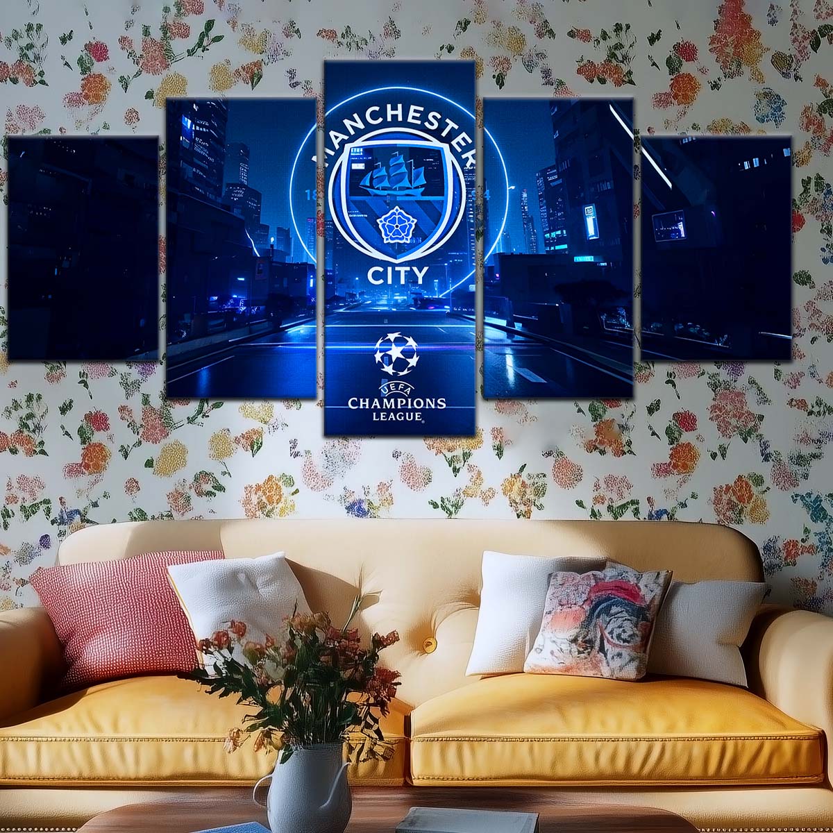 Soccer Wall Art - FB5051 - Winner Manchester City (2023) - Soccer Poster - Soccer Canvas