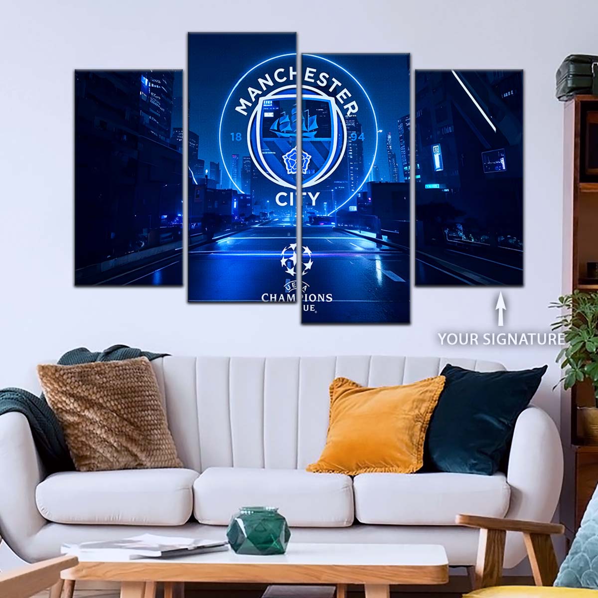 Soccer Wall Art - FB5051 - Winner Manchester City (2023) - Soccer Poster - Soccer Canvas
