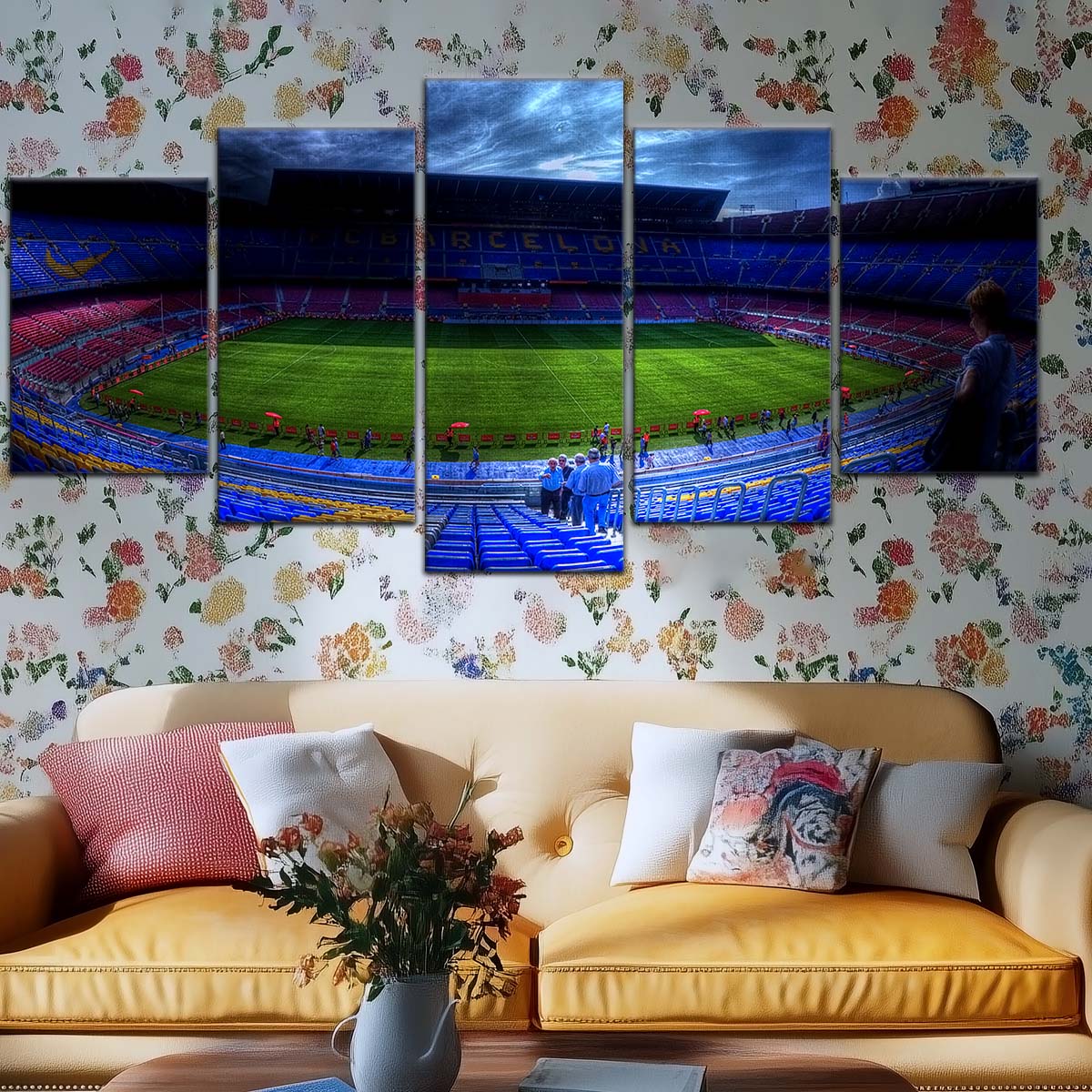 Soccer Wall Art - FB5053 - Epic FC Barcelona Stadium - A Stunning Sports Experience - Soccer Poster - Soccer Canvas