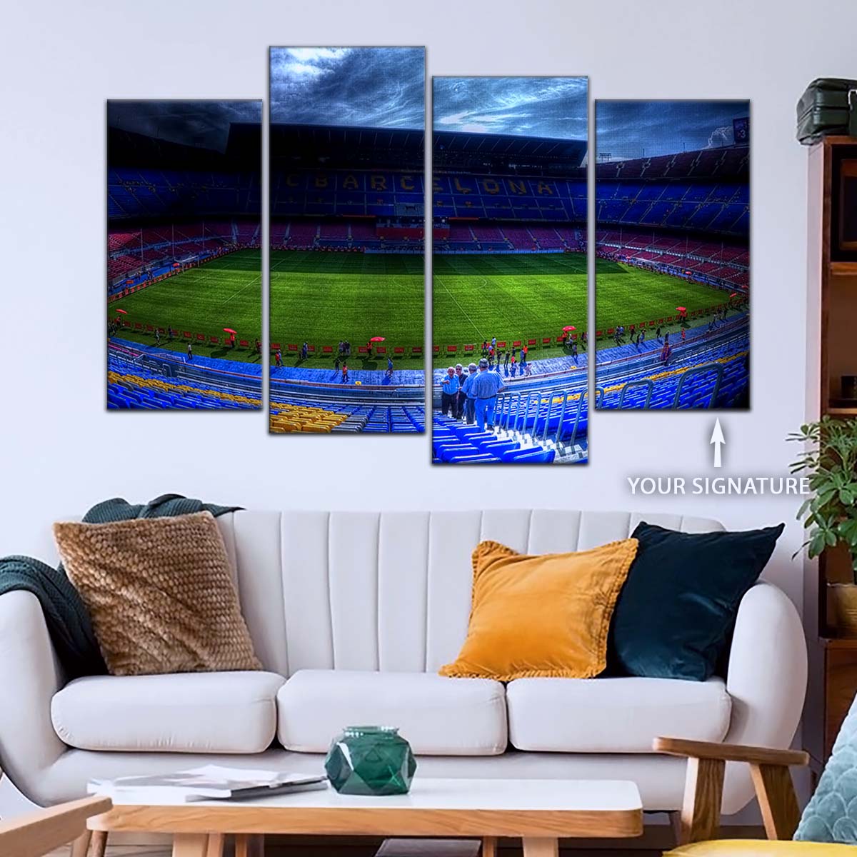 Soccer Wall Art - FB5053 - Epic FC Barcelona Stadium - A Stunning Sports Experience - Soccer Poster - Soccer Canvas