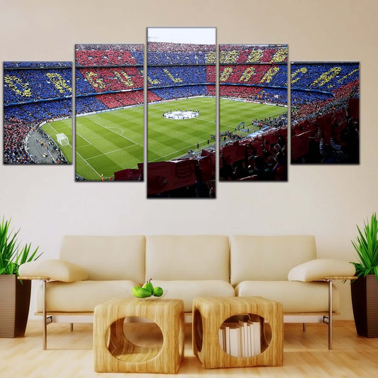 Soccer Wall Art - FB5054 - Epic FC Barcelona Stadium - The Heart of Sports Passion - Soccer Poster - Soccer Canvas