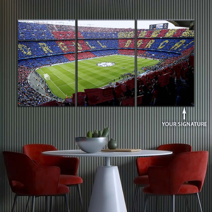 Soccer Wall Art - FB5054 - Epic FC Barcelona Stadium - The Heart of Sports Passion - Soccer Poster - Soccer Canvas