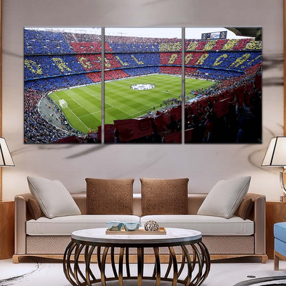Soccer Wall Art - FB5054 - Epic FC Barcelona Stadium - The Heart of Sports Passion - Soccer Poster - Soccer Canvas