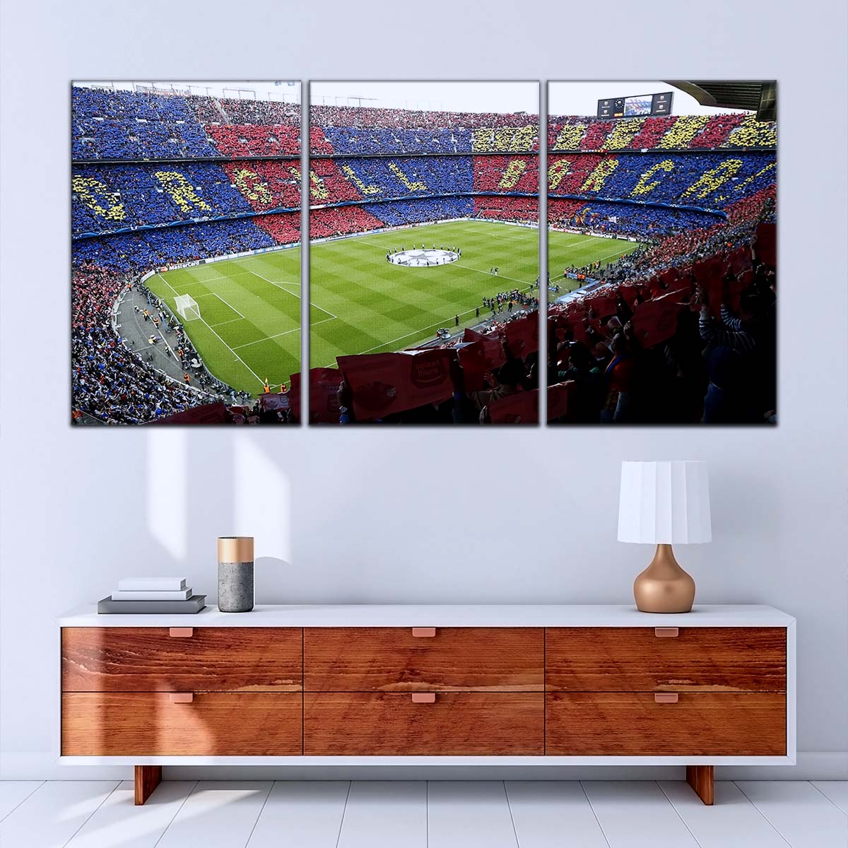 Soccer Wall Art - FB5054 - Epic FC Barcelona Stadium - The Heart of Sports Passion - Soccer Poster - Soccer Canvas