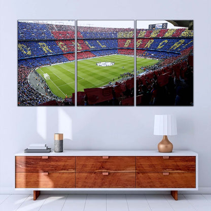 Soccer Wall Art - FB5054 - Epic FC Barcelona Stadium - The Heart of Sports Passion - Soccer Poster - Soccer Canvas