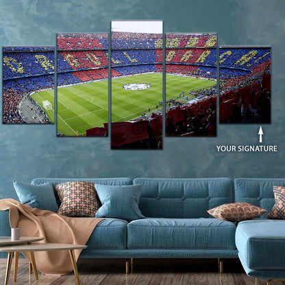 Soccer Wall Art - FB5054 - Epic FC Barcelona Stadium - The Heart of Sports Passion - Soccer Poster - Soccer Canvas