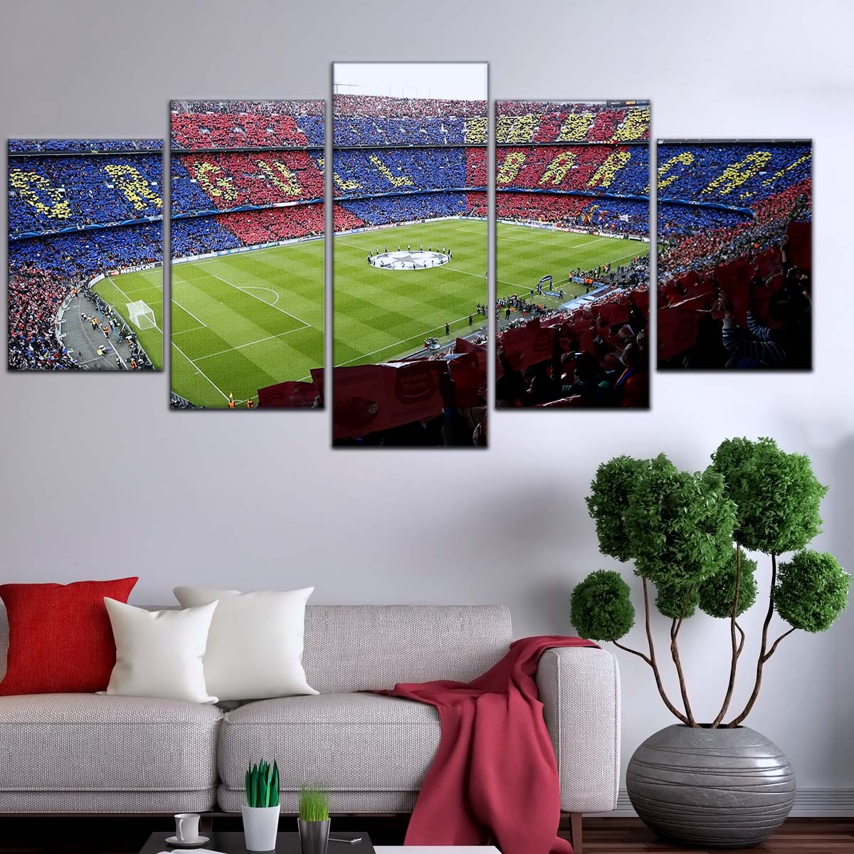 Soccer Wall Art - FB5054 - Epic FC Barcelona Stadium - The Heart of Sports Passion - Soccer Poster - Soccer Canvas