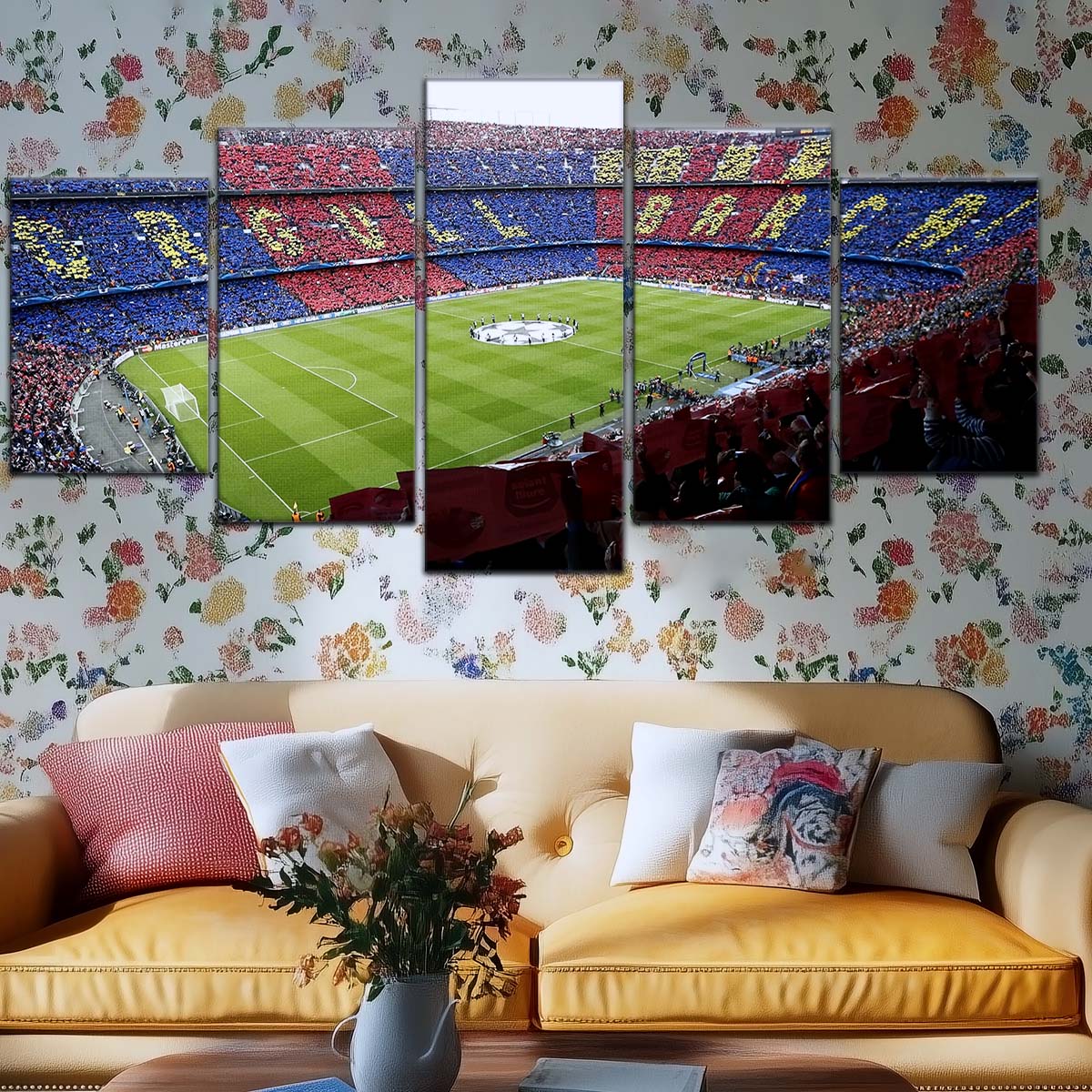 Soccer Wall Art - FB5054 - Epic FC Barcelona Stadium - The Heart of Sports Passion - Soccer Poster - Soccer Canvas