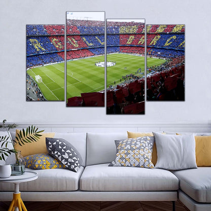 Soccer Wall Art - FB5054 - Epic FC Barcelona Stadium - The Heart of Sports Passion - Soccer Poster - Soccer Canvas