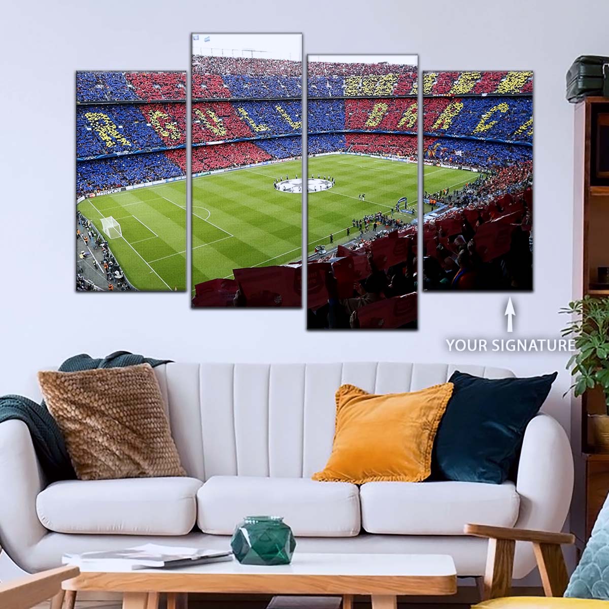 Soccer Wall Art - FB5054 - Epic FC Barcelona Stadium - The Heart of Sports Passion - Soccer Poster - Soccer Canvas